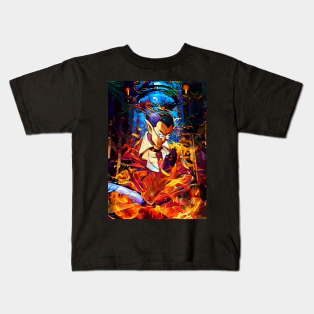 creator of the blazing Kids T-Shirt by hustlart